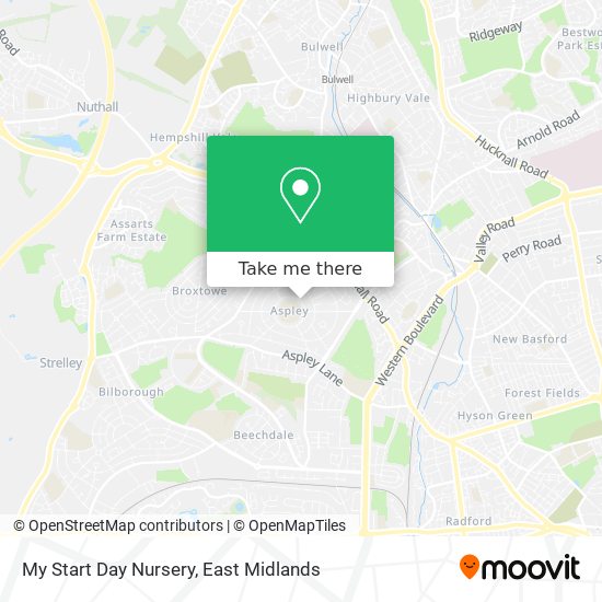 My Start Day Nursery map