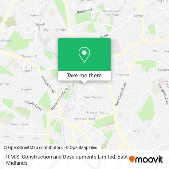 R.M.S. Construction and Developments Limited map