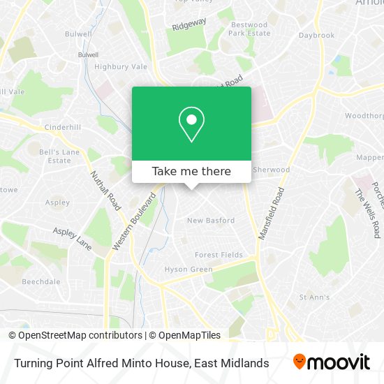 Turning Point Alfred Minto House map