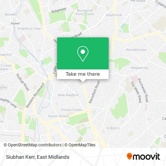 Siubhan Kerr map