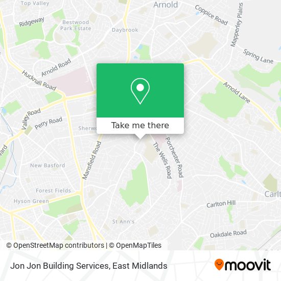 Jon Jon Building Services map