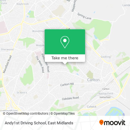 Andy1st Driving School map