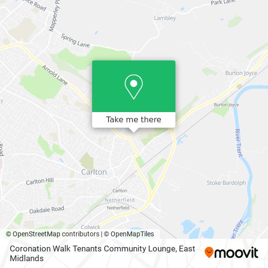 Coronation Walk Tenants Community Lounge map