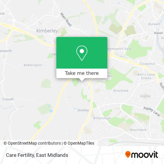Care Fertility map
