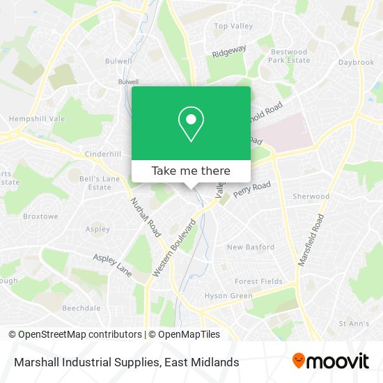 Marshall Industrial Supplies map
