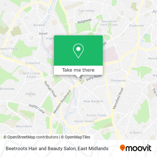 Beetroots Hair and Beauty Salon map
