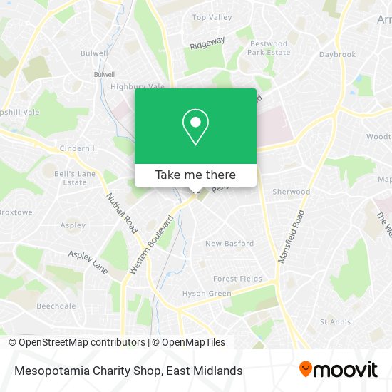 Mesopotamia Charity Shop map