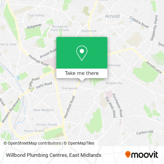 Willbond Plumbing Centres map