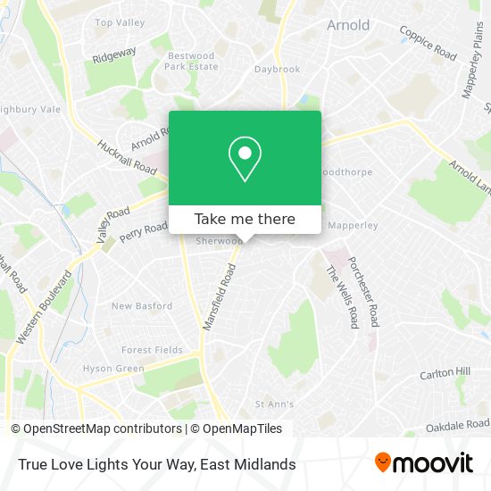 True Love Lights Your Way map