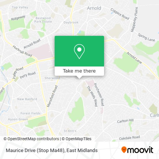 Maurice Drive (Stop Ma48) map