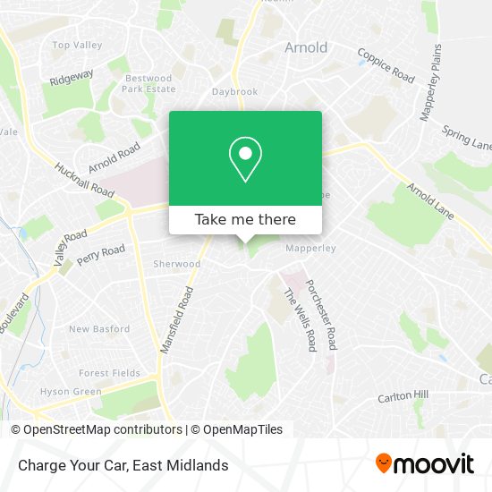 Charge Your Car map