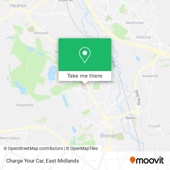 Charge Your Car map