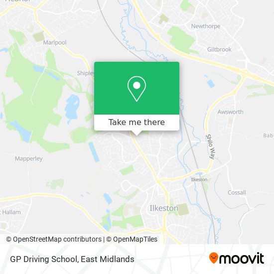 GP Driving School map