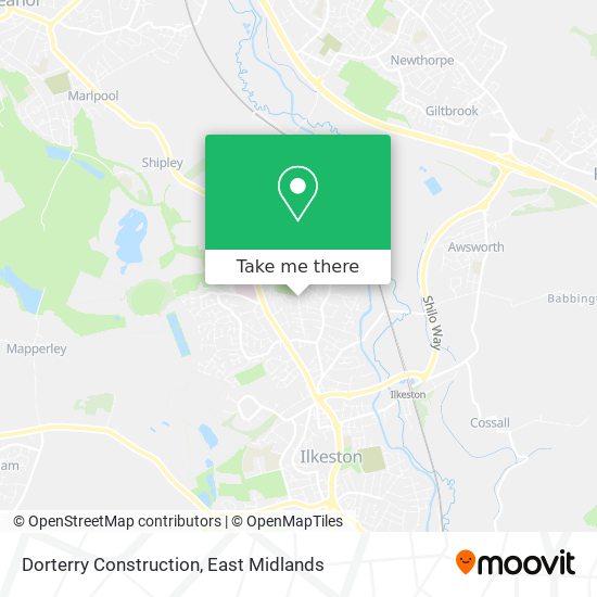Dorterry Construction map