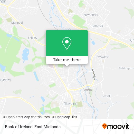 Bank of Ireland map