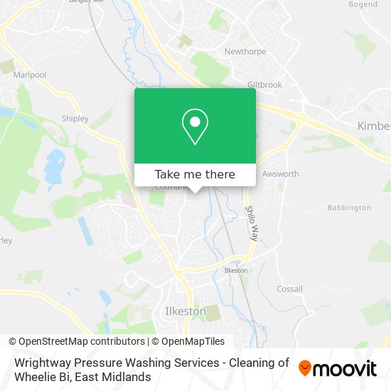 Wrightway Pressure Washing Services - Cleaning of Wheelie Bi map