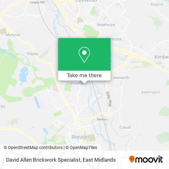 David Allen Brickwork Specialist map