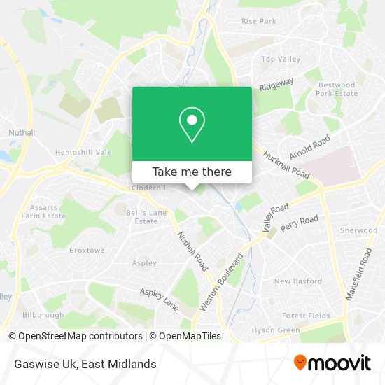 Gaswise Uk map