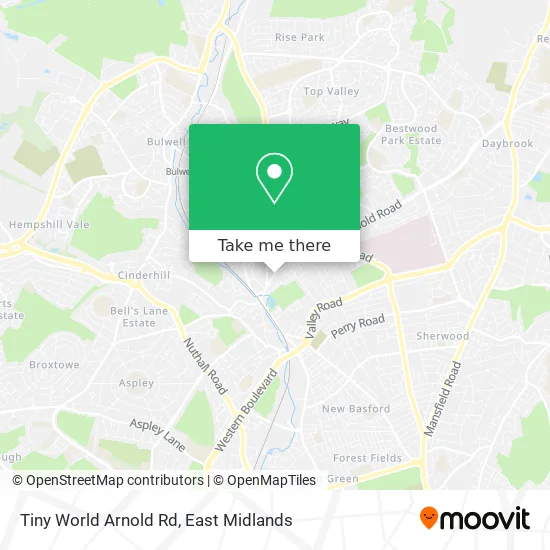 Tiny World Arnold Rd map