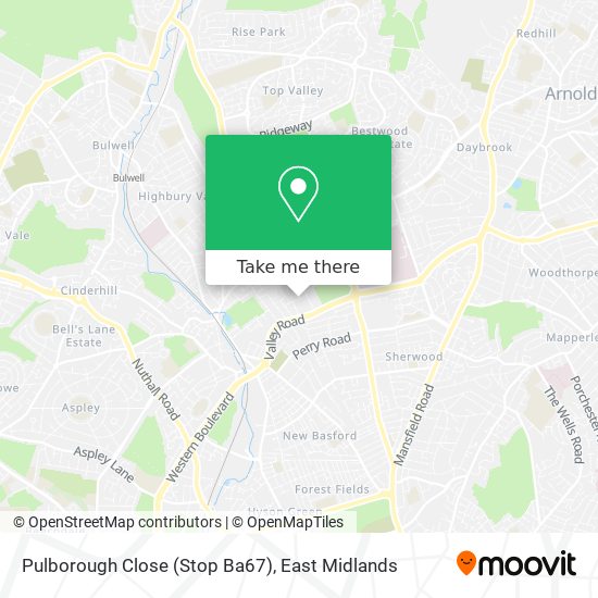 Pulborough Close (Stop Ba67) map