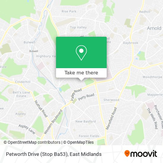 Petworth Drive (Stop Ba53) map