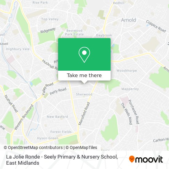 La Jolie Ronde - Seely Primary & Nursery School map