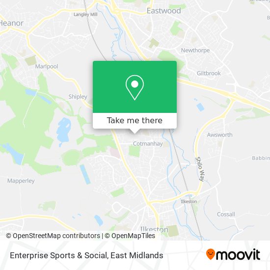 Enterprise Sports & Social map