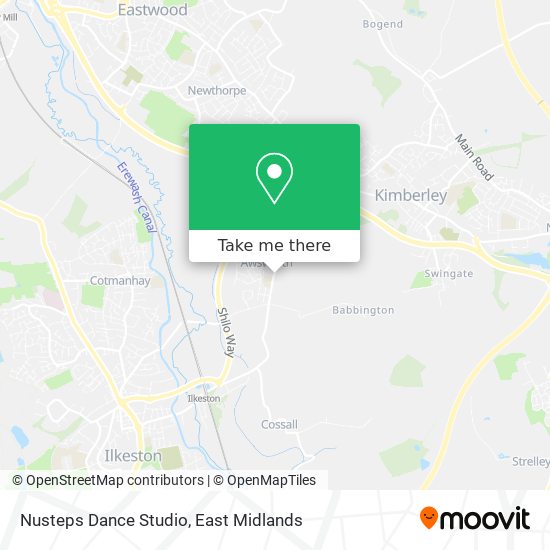 Nusteps Dance Studio map