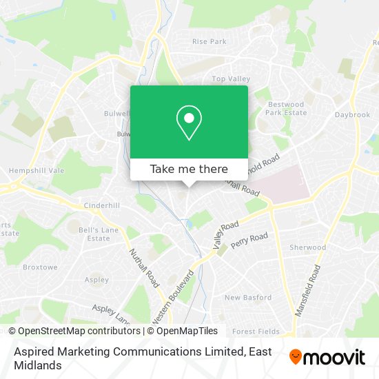 Aspired Marketing Communications Limited map