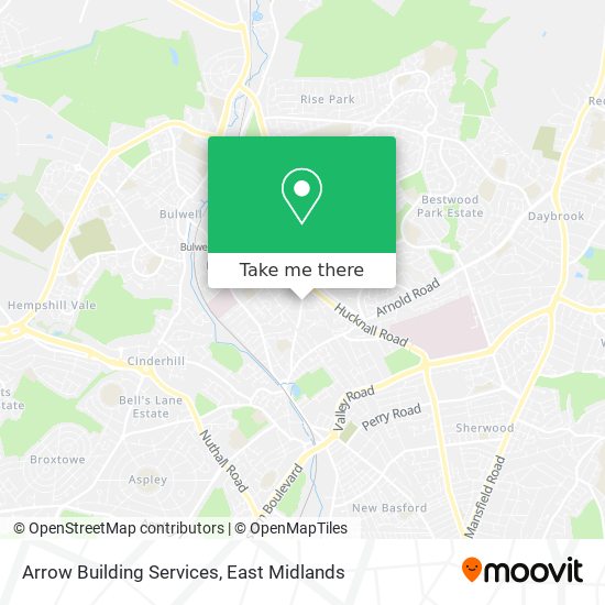 Arrow Building Services map