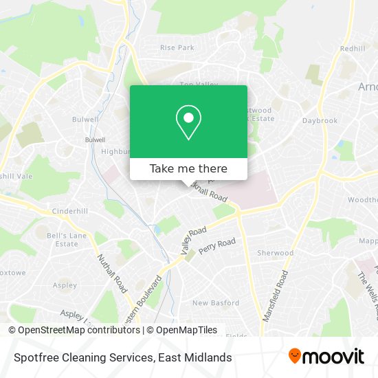 Spotfree Cleaning Services map