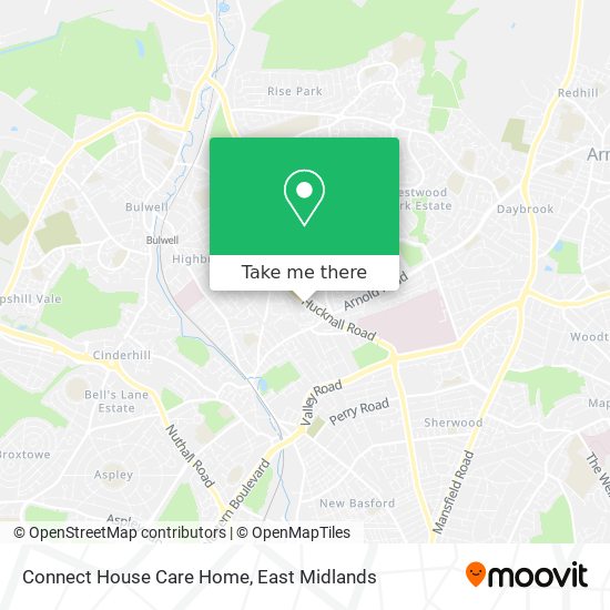 Connect House Care Home map