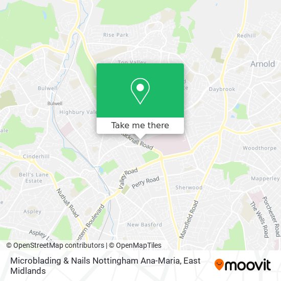 Microblading & Nails Nottingham Ana-Maria map