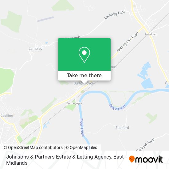 Johnsons & Partners Estate & Letting Agency map