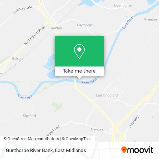 Gunthorpe River Bank map