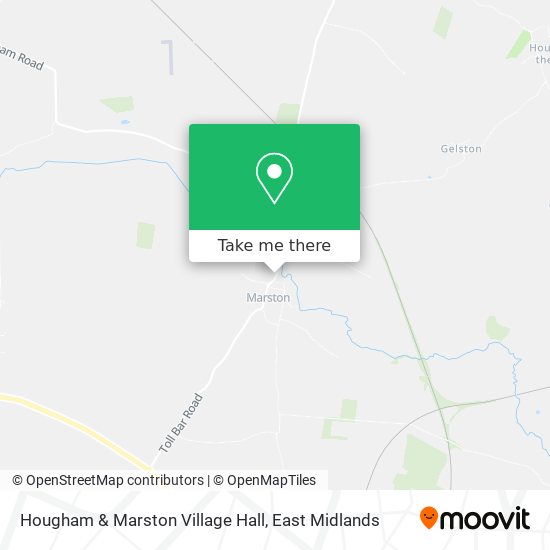 Hougham & Marston Village Hall map