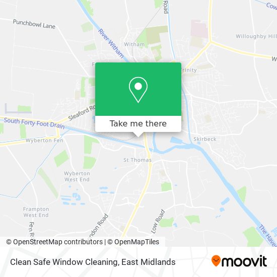 Clean Safe Window Cleaning map