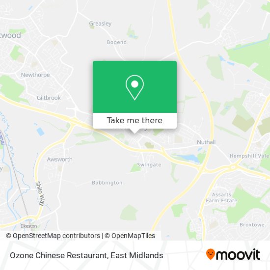 Ozone Chinese Restaurant map