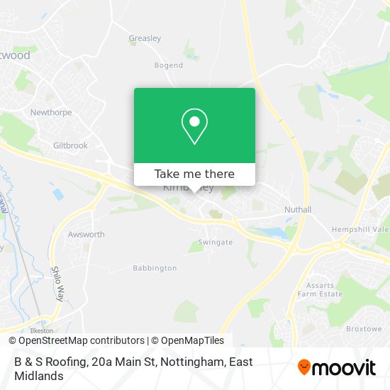 B & S Roofing, 20a Main St, Nottingham map