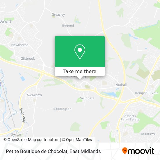 Petite Boutique de Chocolat map