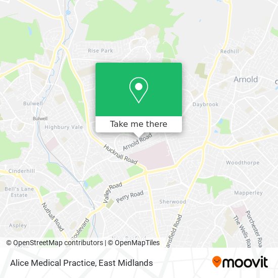 Alice Medical Practice map