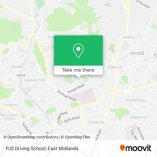 PJS Driving School map