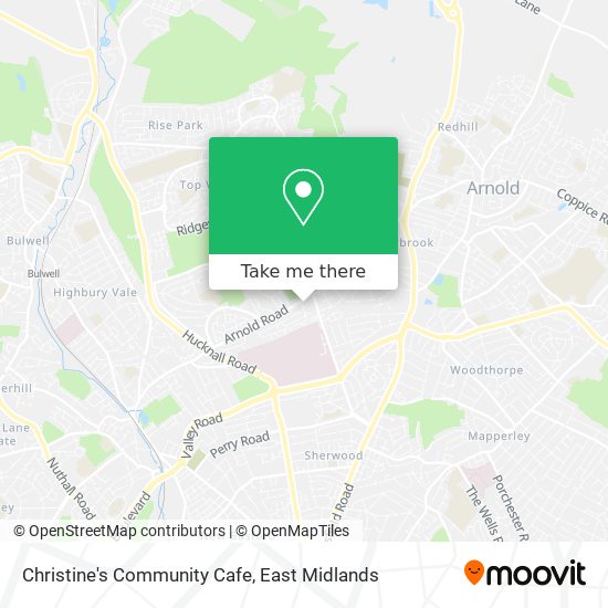 Christine's Community Cafe map