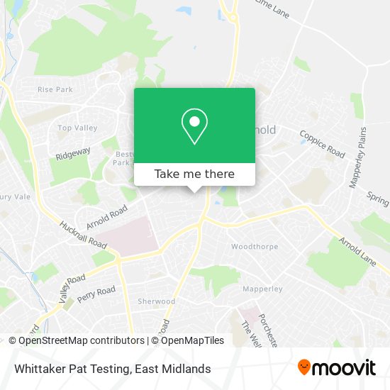 Whittaker Pat Testing map