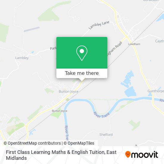 First Class Learning Maths & English Tuition map