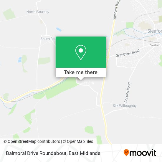 Balmoral Drive Roundabout map