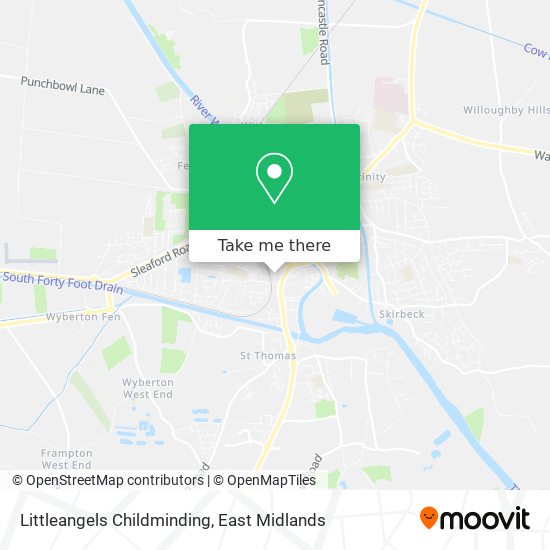 Littleangels Childminding map