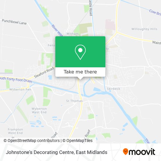 Johnstone's Decorating Centre map