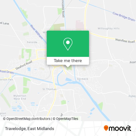 Travelodge map