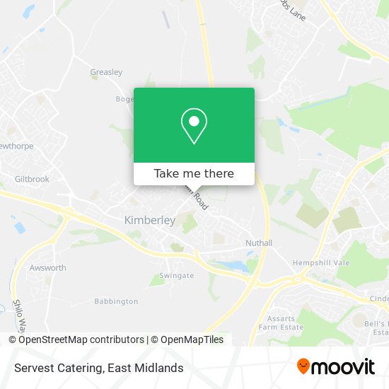 Servest Catering map
